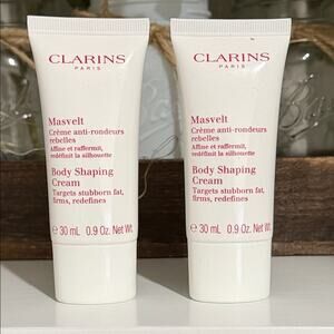 New Clarins Masvelt Body Shaping Cream Lot of 2 Travel Size 30ml each
